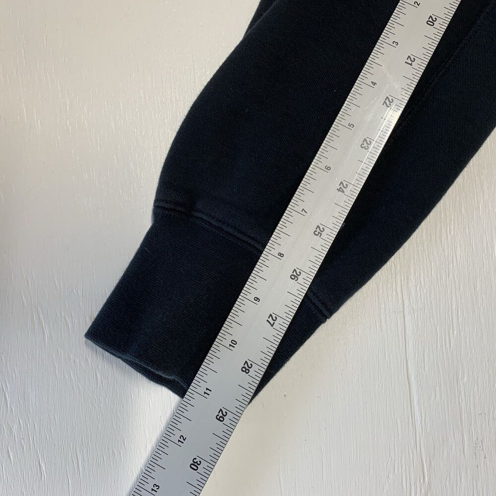 Jordan Hoodie Womens Crop L Black Loose Fit Pullover Sweater Sweatshirt - Picture 11 of 14